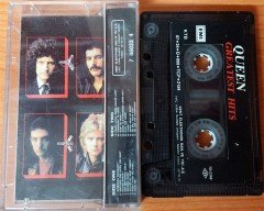 QUEEN - GREATEST HITS CASSETTE MADE IN TURKEY ''USED'' PAPER LABEL