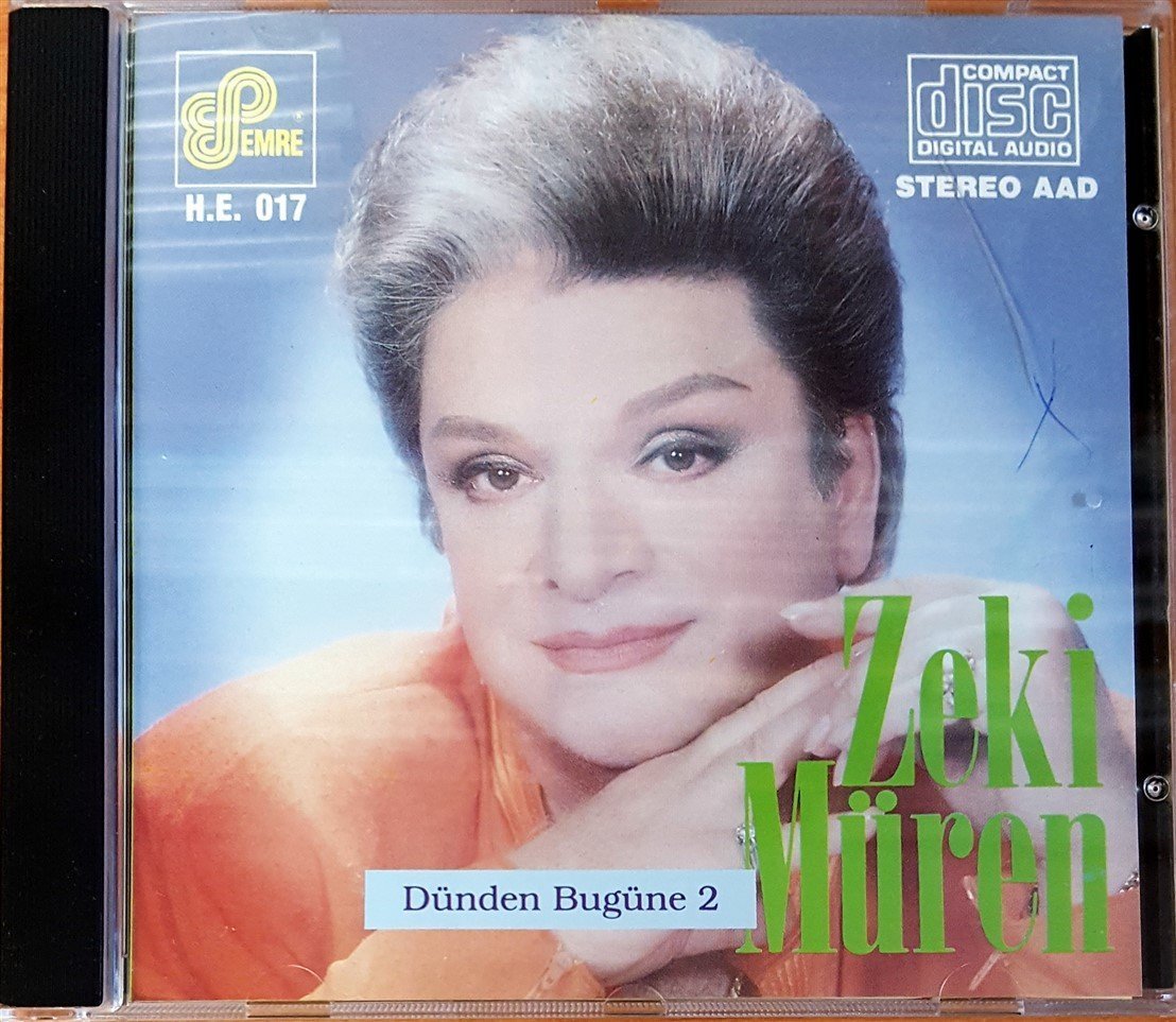 ZEKİ MÜREN - DÜNDEN BUGÜNE 2 CD 2.EL YUNANİSTAN ÜRETİMİ