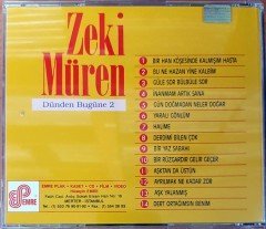 ZEKİ MÜREN - DÜNDEN BUGÜNE 2 CD 2.EL YUNANİSTAN ÜRETİMİ