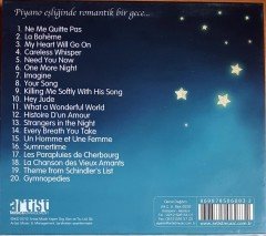 SAKİN BİR GECE / ROMANTİK AKŞAMLARA ÖZEL 20 ENSTRÜMANTAL ŞARKI / PİYANO EŞLİĞİNDE (2012) ARTİST CD 2.EL