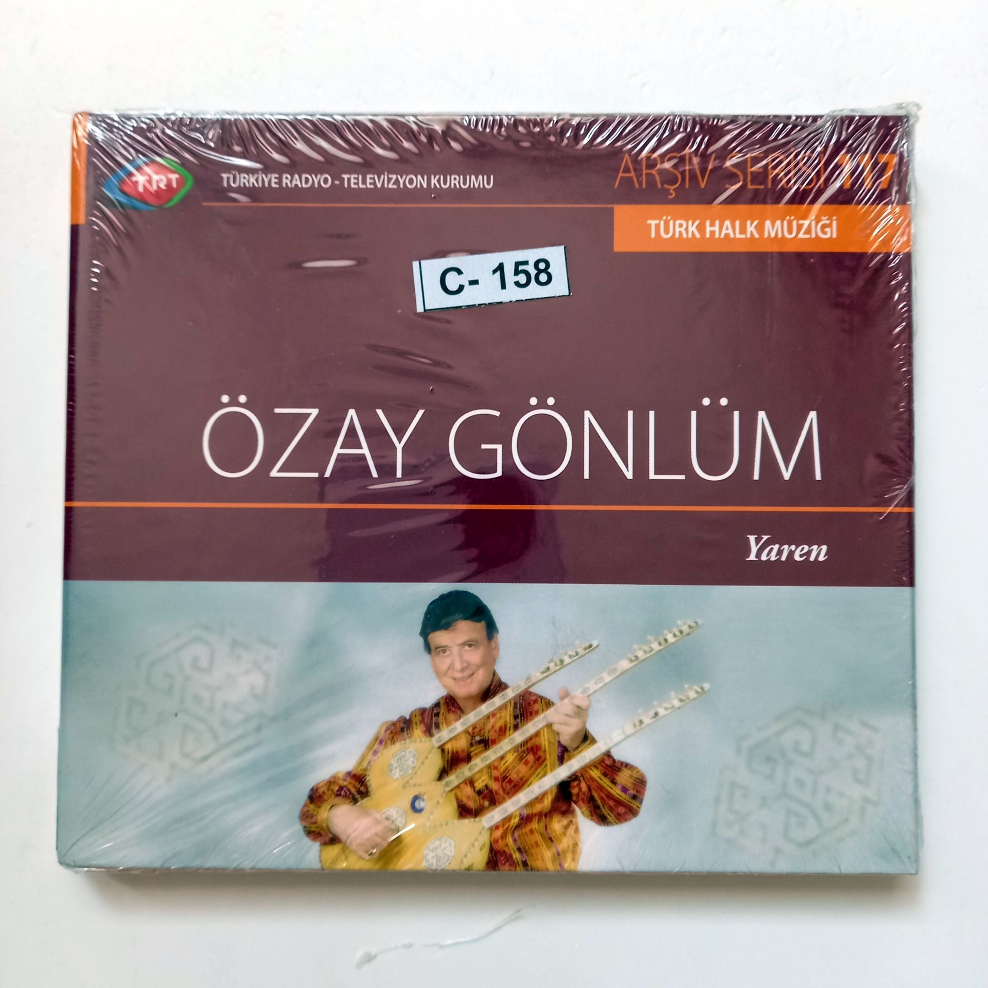 ÖZAY GÖNLÜM - YAREN / TÜRK HALK MÜZİĞİ / TRT ARŞİV SERİSİ 117 - CD SIFIR
