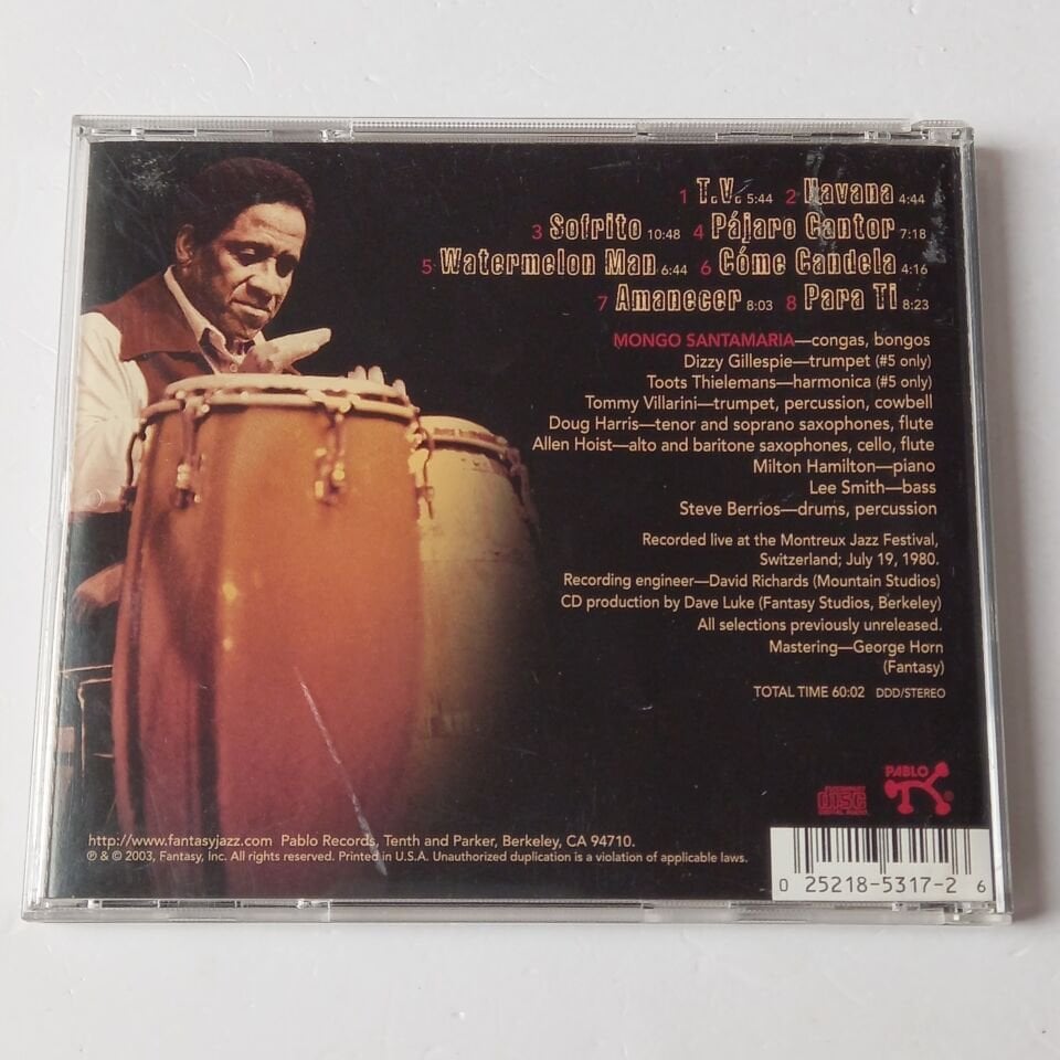 MONGO SANTAMARIA – MONTREUX HEAT! (2003) - CD 2.EL