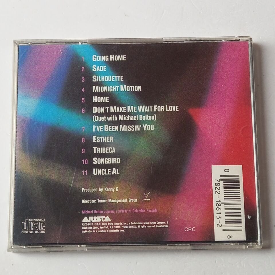 KENNY G – LIVE (1989) - CD 2.EL