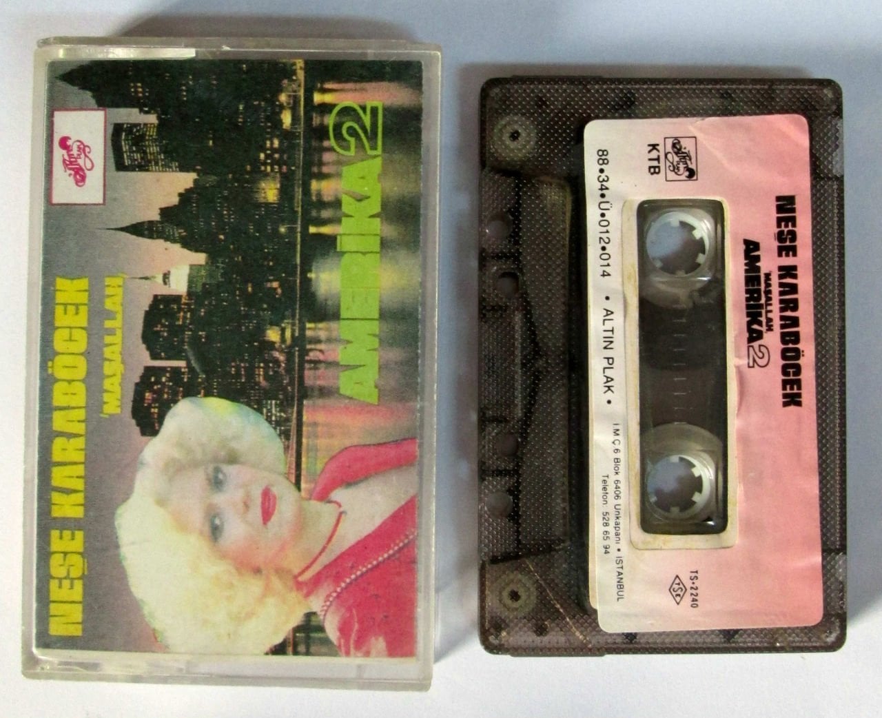 NEŞE KARABÖCEK - MAŞALLAH 2.EL KASET