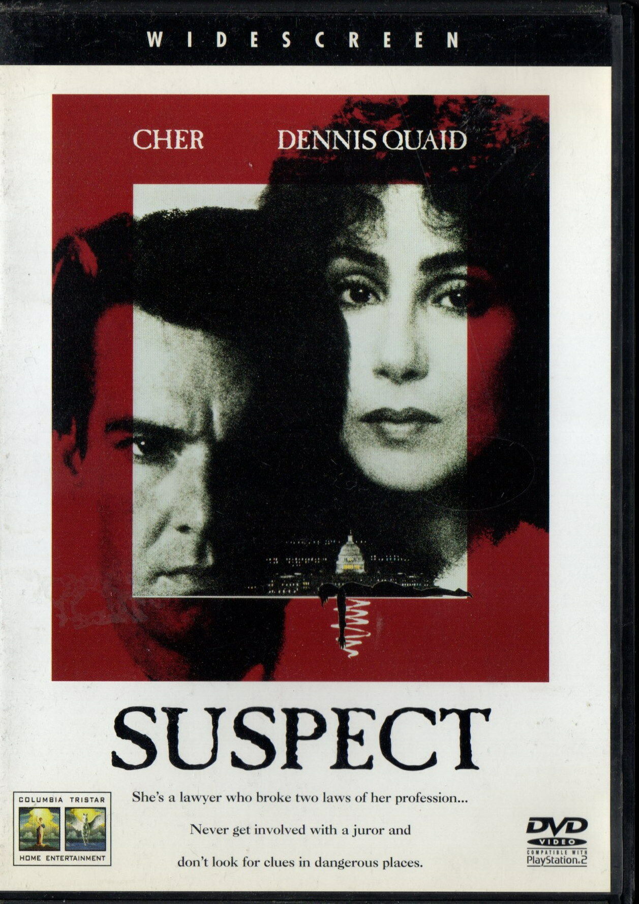 SUSPECT (1987) CHER - DENNIS QUAID - PETER YATES - DVD 2.EL