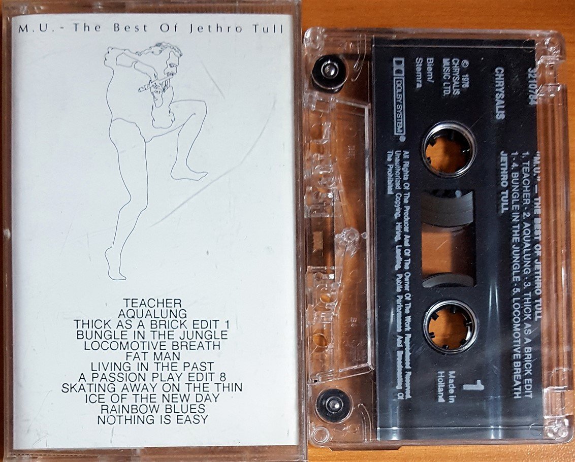 JETHRO TULL - M.U. / THE BEST OF JETHRO TULL / MADE IN HOLLAND / CHRYSALIS KASET 2.EL