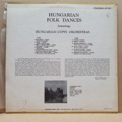 HUNGARIAN FOLK DANCES FEAT. HUNGARIAN GYPSY ORCHESTRAS - LP 2.EL PLAK