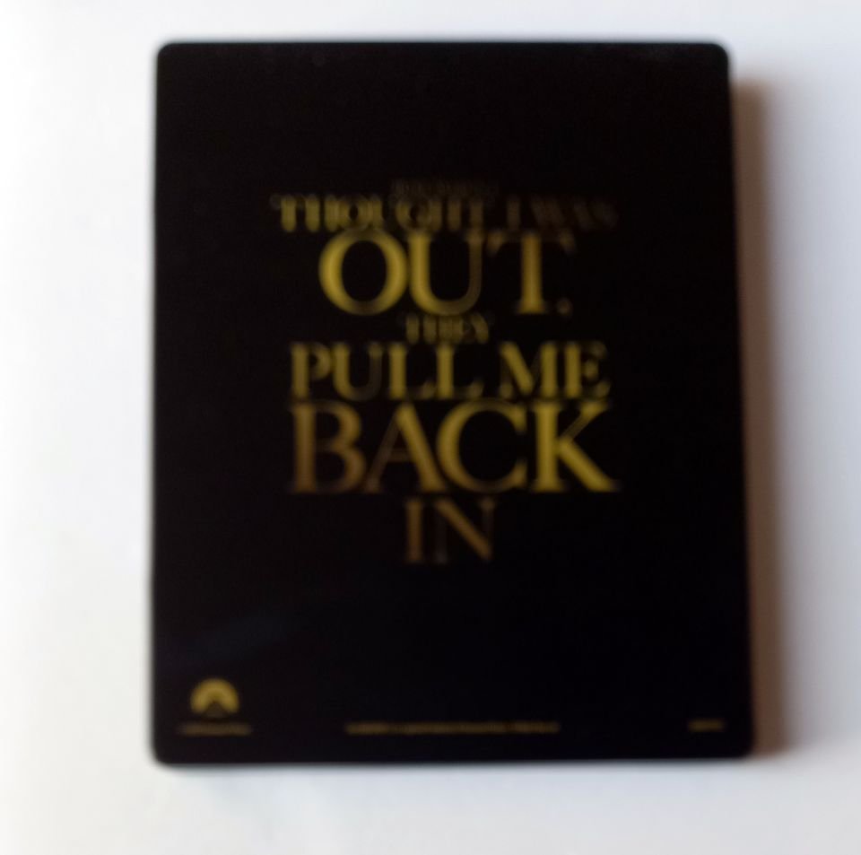 THE GODFATHER PART III / CODA: THE DEATH OF MICHAEL CORLEONE - AL PACINO, DIANE KEATON, ANDY GARCIA  - YÖN.: FRANCIS FORD COPPOLA - BLU-RAY 4K STEELBOOK METAL KUTU 2.EL TÜRKÇE ALTYAZI YOKTUR
