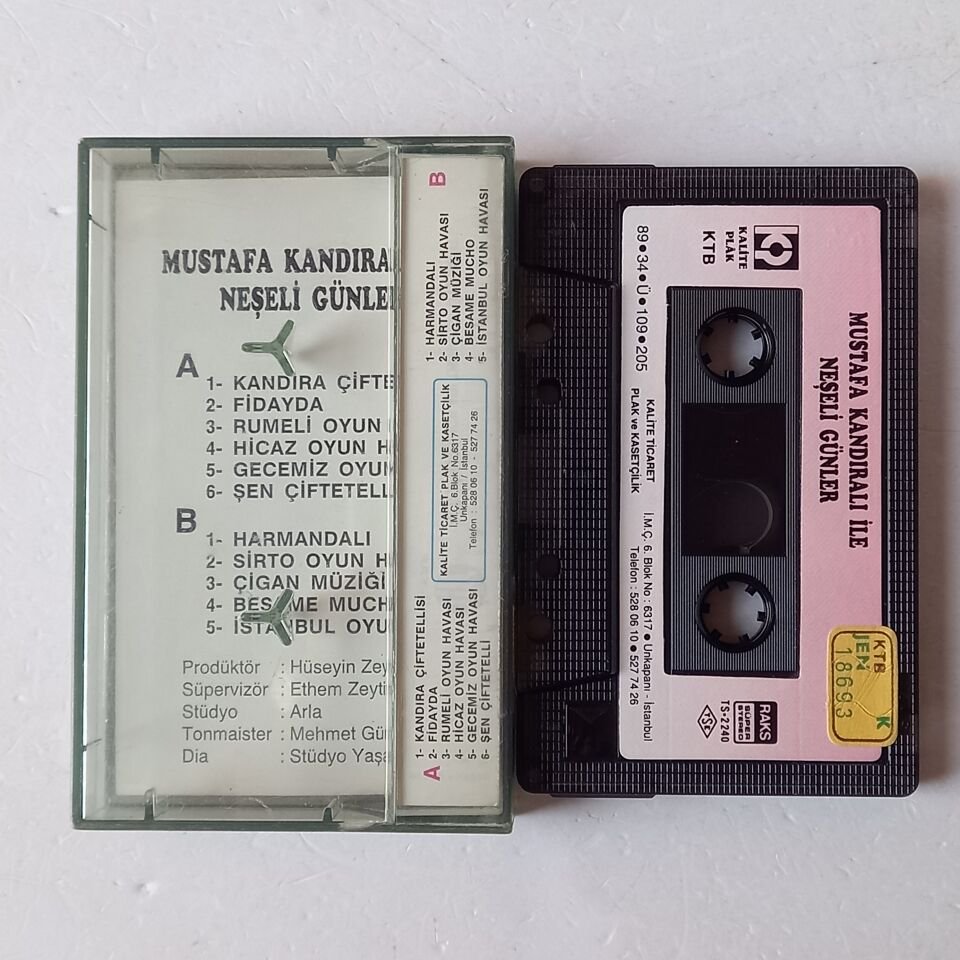 MUSTAFA KANDIRALI İLE NEŞELİ GÜNLER (1989) - KASET 2.EL
