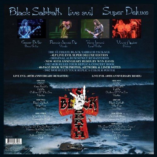 BLACK SABBATH - LIVE EVIL (1989) - 4LP 2023 EDITION BOX SET SIFIR PLAK
