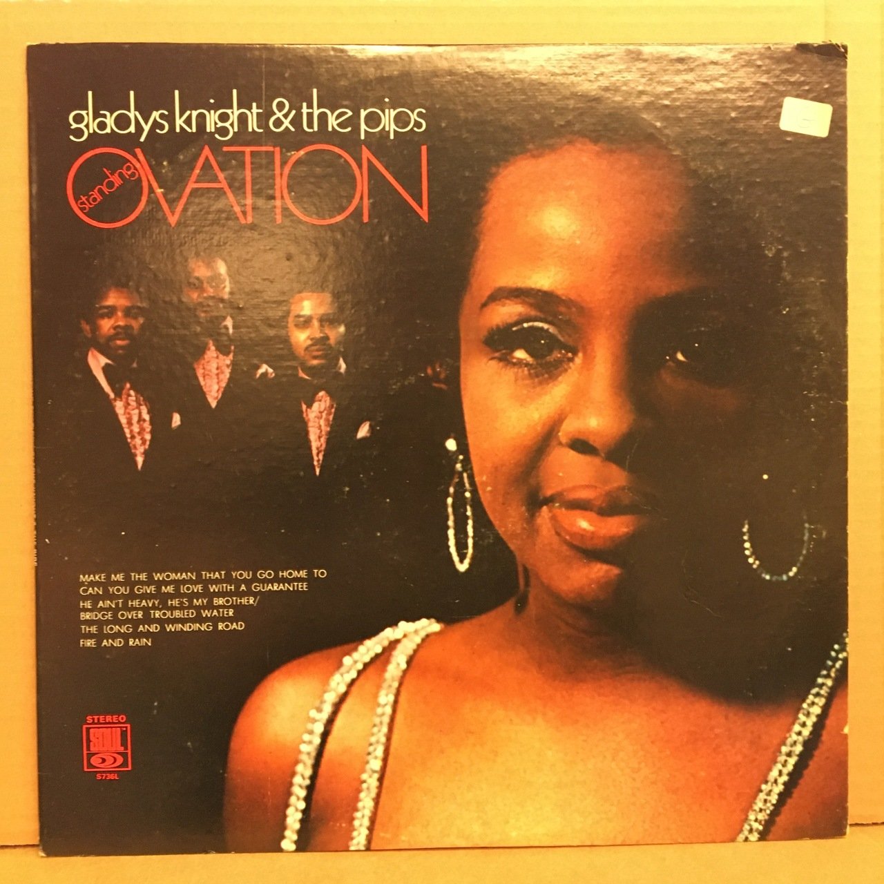 GLADYS KNIGHT 6 THE PIPS - STANDING OVATION 1971 2.EL PLAK