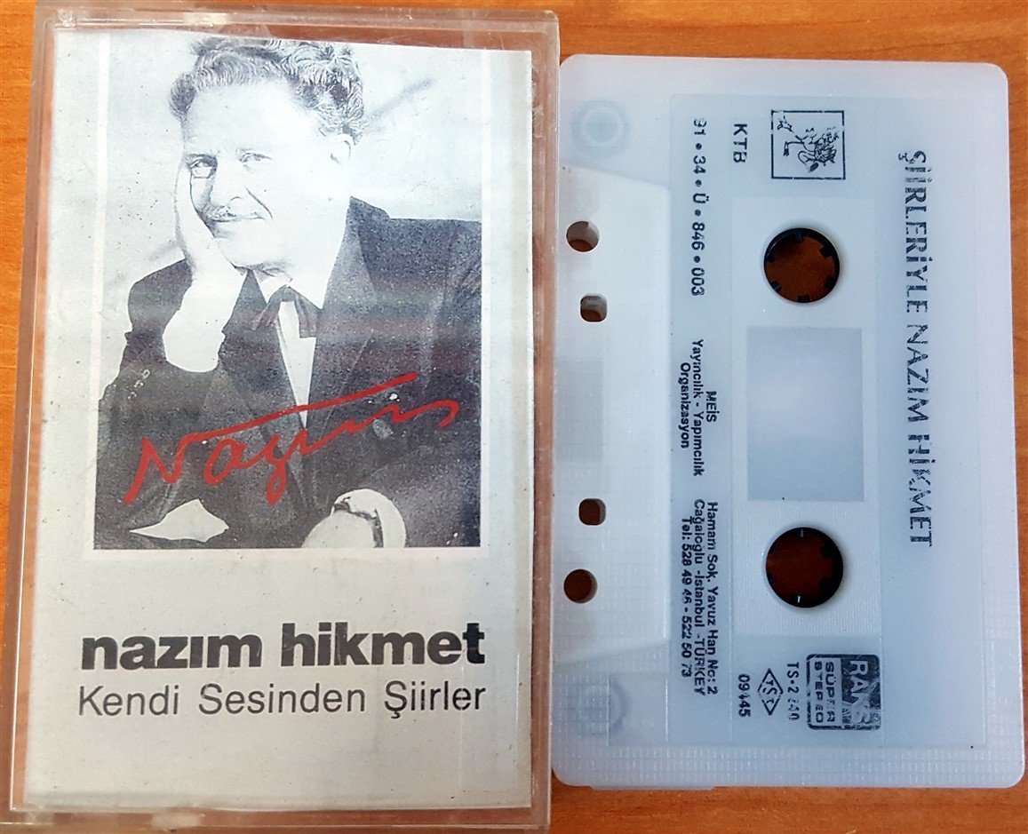 NAZIM HİKMET - KENDİ SESİNDEN ŞİİRLER KASET 2.EL
