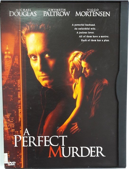 A PERFECT MURDER - KUSURSUZ CİNAYET - MICHAEL DOUGLAS - GWYNETH PALTROW - VIGGO MORTENSEN - SNAPCASE DVD 2.EL