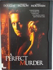 A PERFECT MURDER - KUSURSUZ CİNAYET - MICHAEL DOUGLAS - GWYNETH PALTROW - VIGGO MORTENSEN - SNAPCASE DVD 2.EL