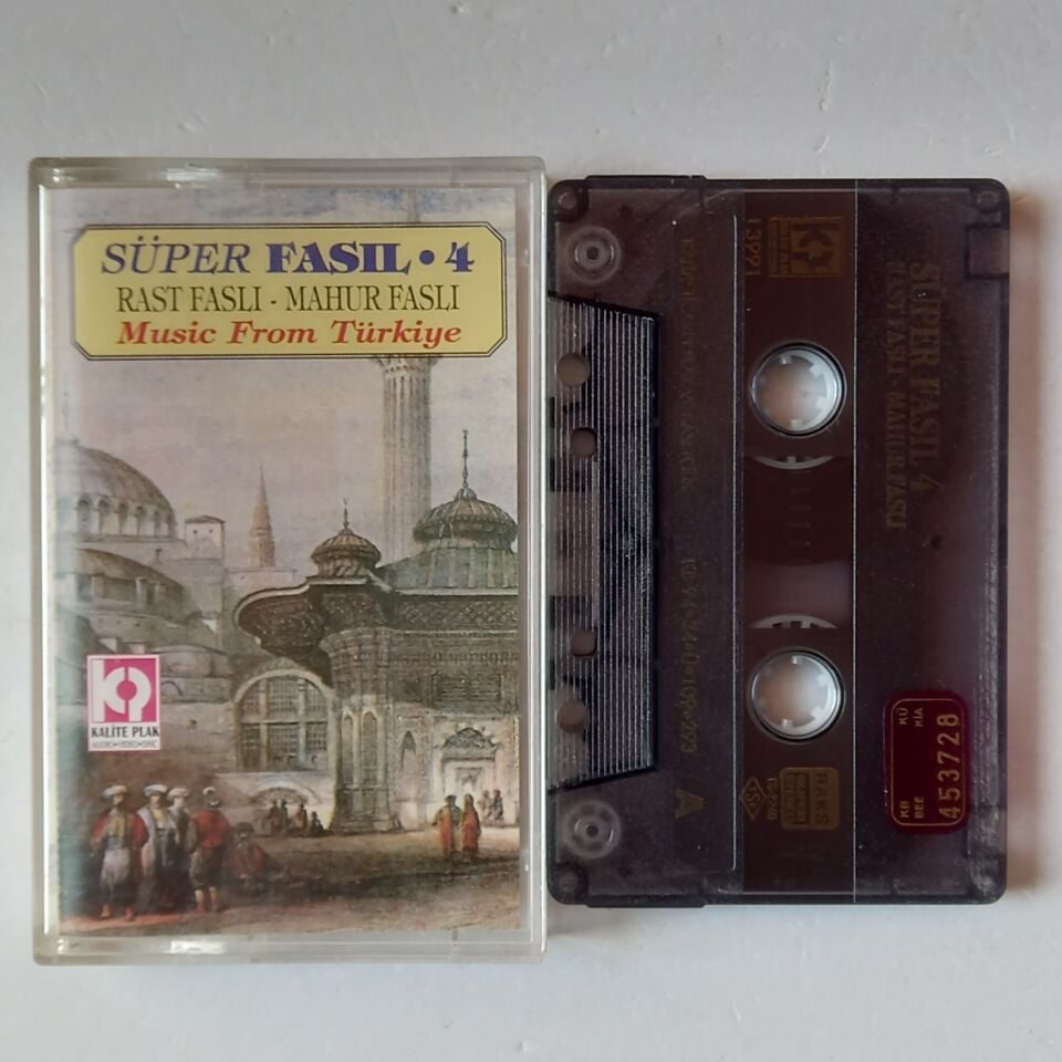 SÜPER FASIL 4 - RAST FASLI, MAHUR FASLI / MUSIC FROM TÜRKİYE (1994) - KASET 2.EL
