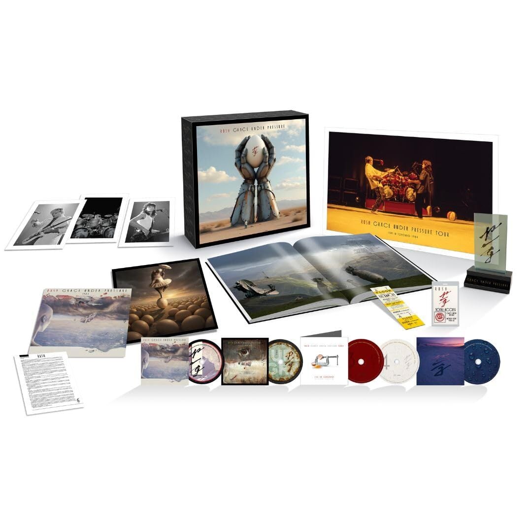 RUSH - GRACE UNDER PRESSURE (1984) - 4xCD 1xBLU-RAY BOX SET 2026 EDITION / AMBALAJINDA SIFIR