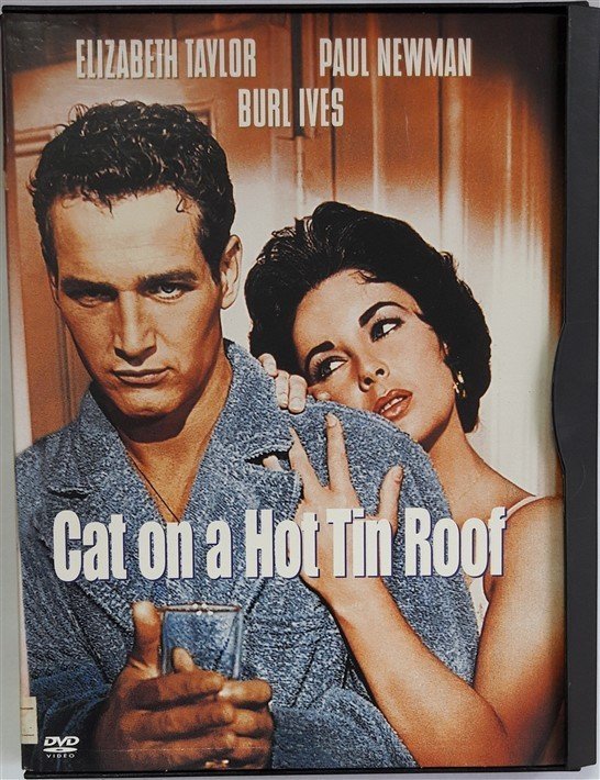 CAT ON A HOT TIN ROOF - KIZGIN DAMDAKİ KEDİ - ELIZABETH TAYLOR - PAUL NEWMAN - RICHARD BROOKS - SNAPCASE DVD 2.EL