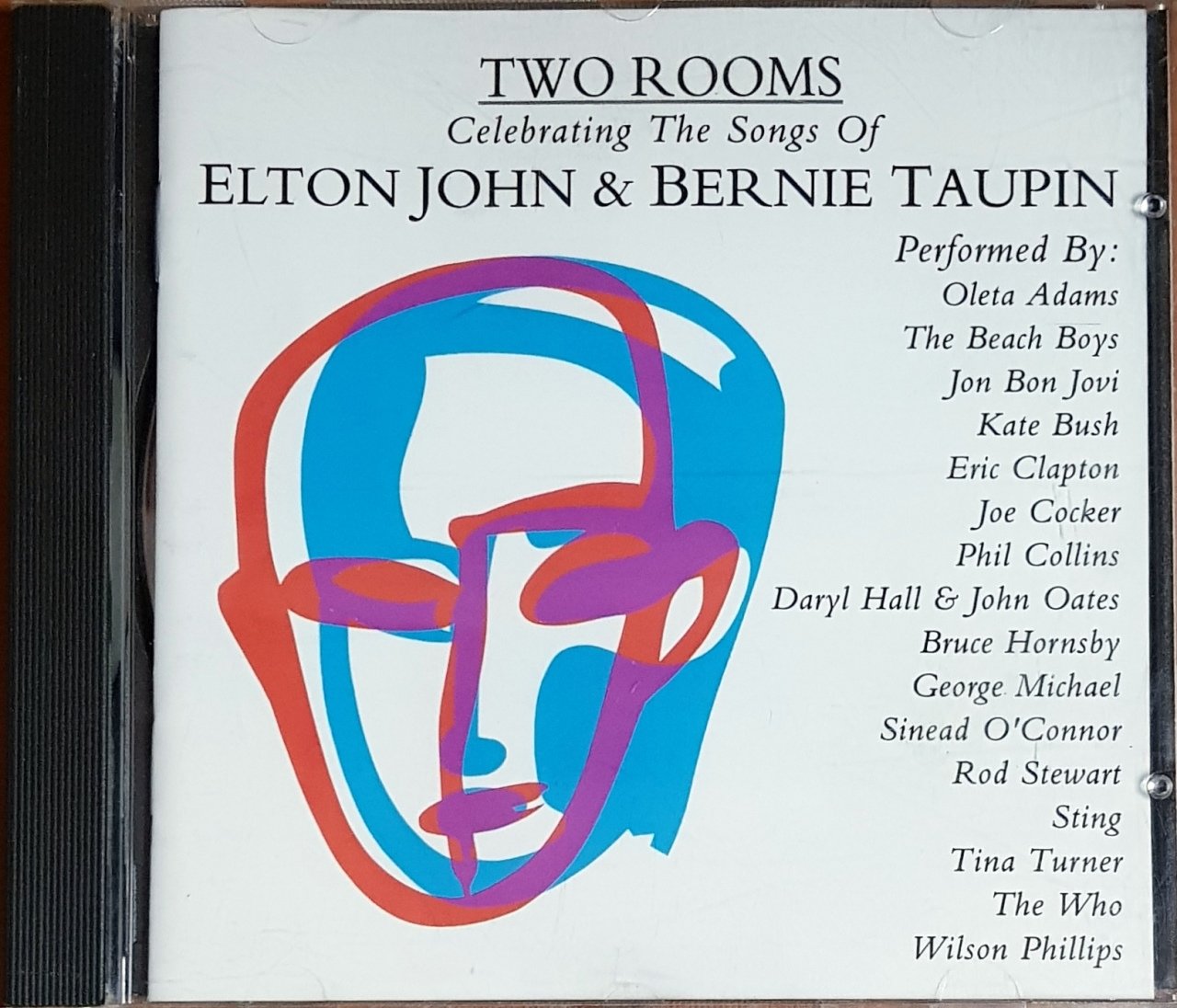 TWO ROOMS / CELEBRATING THE SONGS OF ELTON JOHN & BERNIE TAUPIN / OLETA ADAMS, JON BON JOVI, KATE BUSH, STING, THE WHO, JOE COCKER (1991) MERCURY CD 2.EL