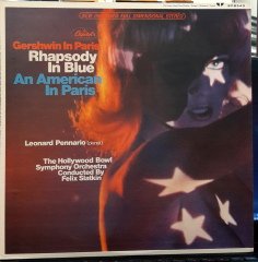 GERSHWIN IN PARIS, RHAPSODY IN BLUE, AN AMERICAN IN PARIS, LEONARD PENNARIO - PLAK 2.EL