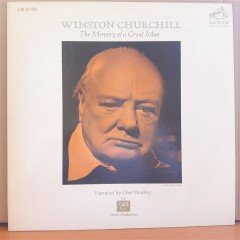 WINSTON CHURCHILL THE MEMORY OF A GREAT MAN - CHET HUNTLEY - LP 2.EL PLAK