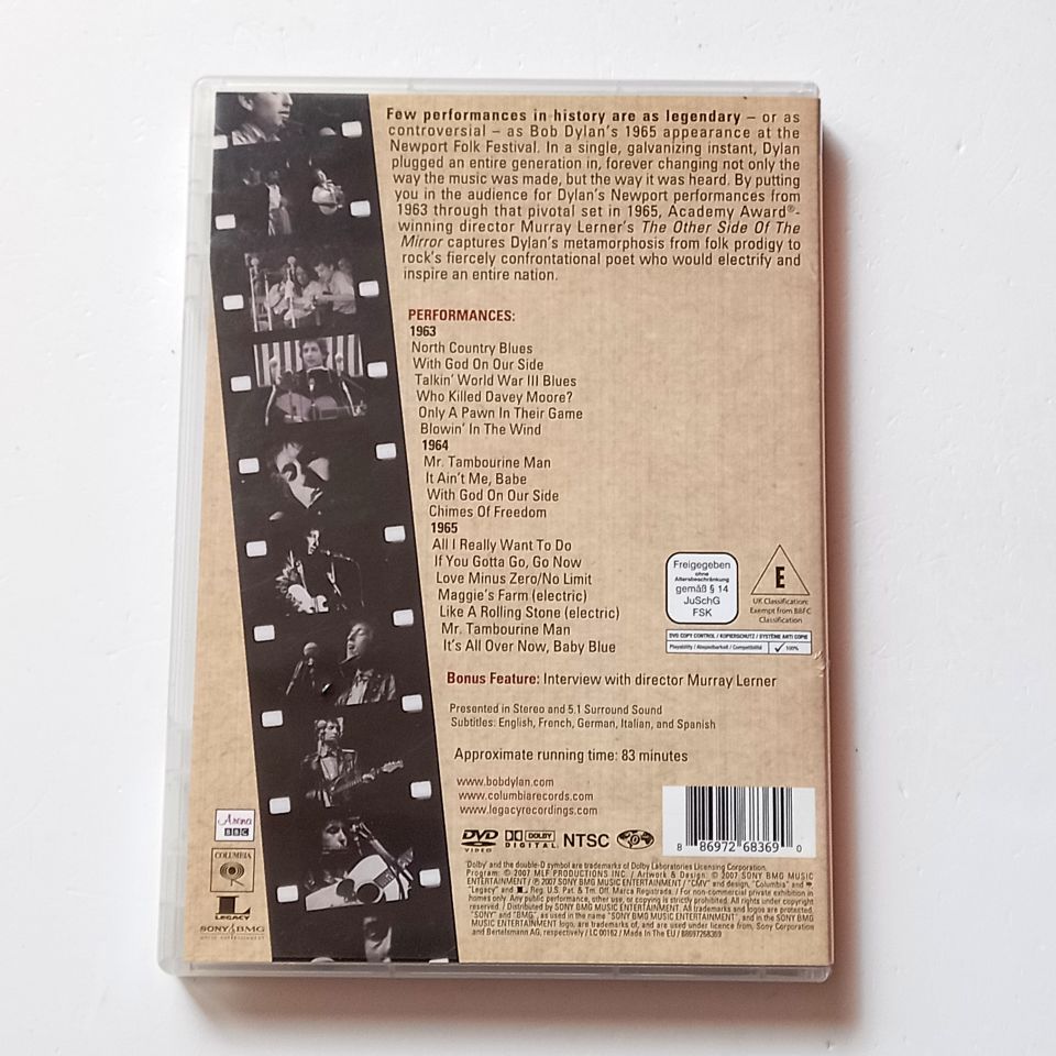 BOB DYLAN - THE OTHER SIDE OF THE MIRROR / LIVE AT THE NEWPORT FOLK FESTIVAL 1963-1965  - DVD 2.EL