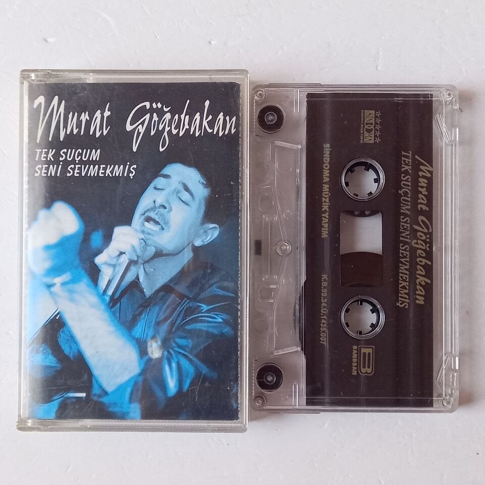 MURAT GÖĞEBAKAN - TEK SUÇUM SENİ SEVMEKMİŞ (1999) - KASET 2.EL