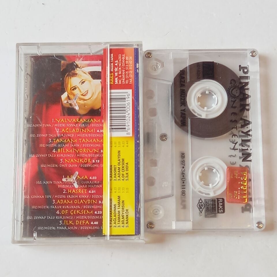 PINAR AYLİN – GÜNEŞTEN (1997) - KASET 2.EL
