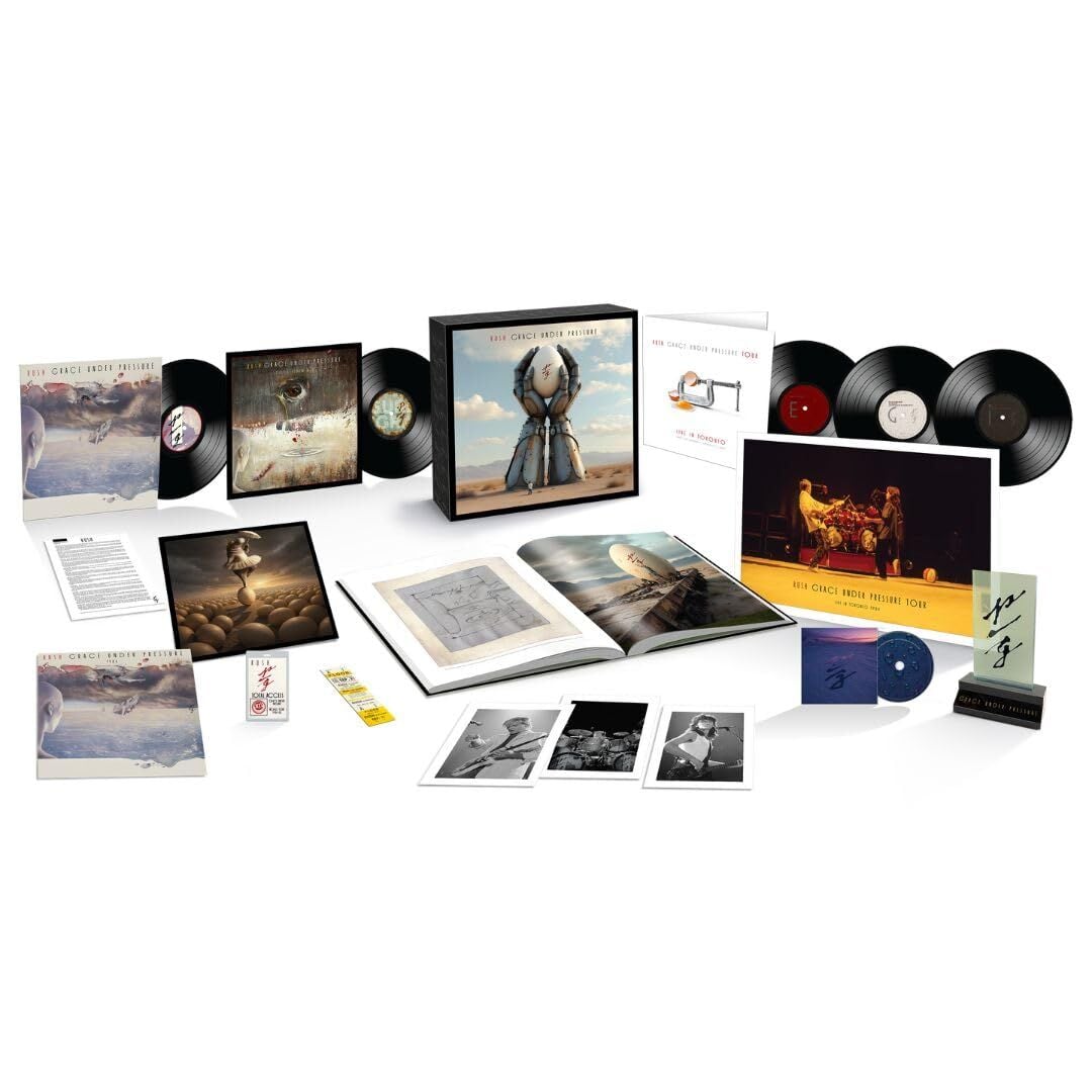 RUSH - GRACE UNDER PRESSURE (1984) - 5xLP 1xBLU-RAY BOX SET 2026 EDITION / AMBALAJINDA SIFIR PLAK