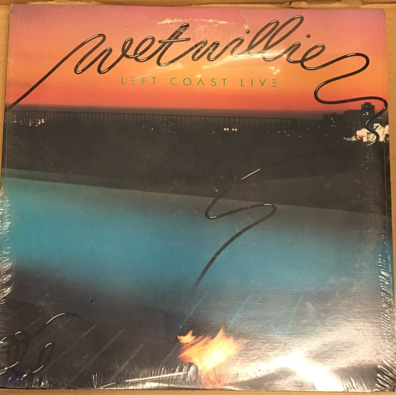 WET WILLIE - LEFT COAST LIVE (1977) - LP SOUTHERN ROCK SIFIR PLAK