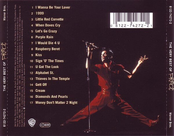 THE VERY BEST OF PRINCE (2001) - CD REISSUE AMBALAJINDA SIFIR