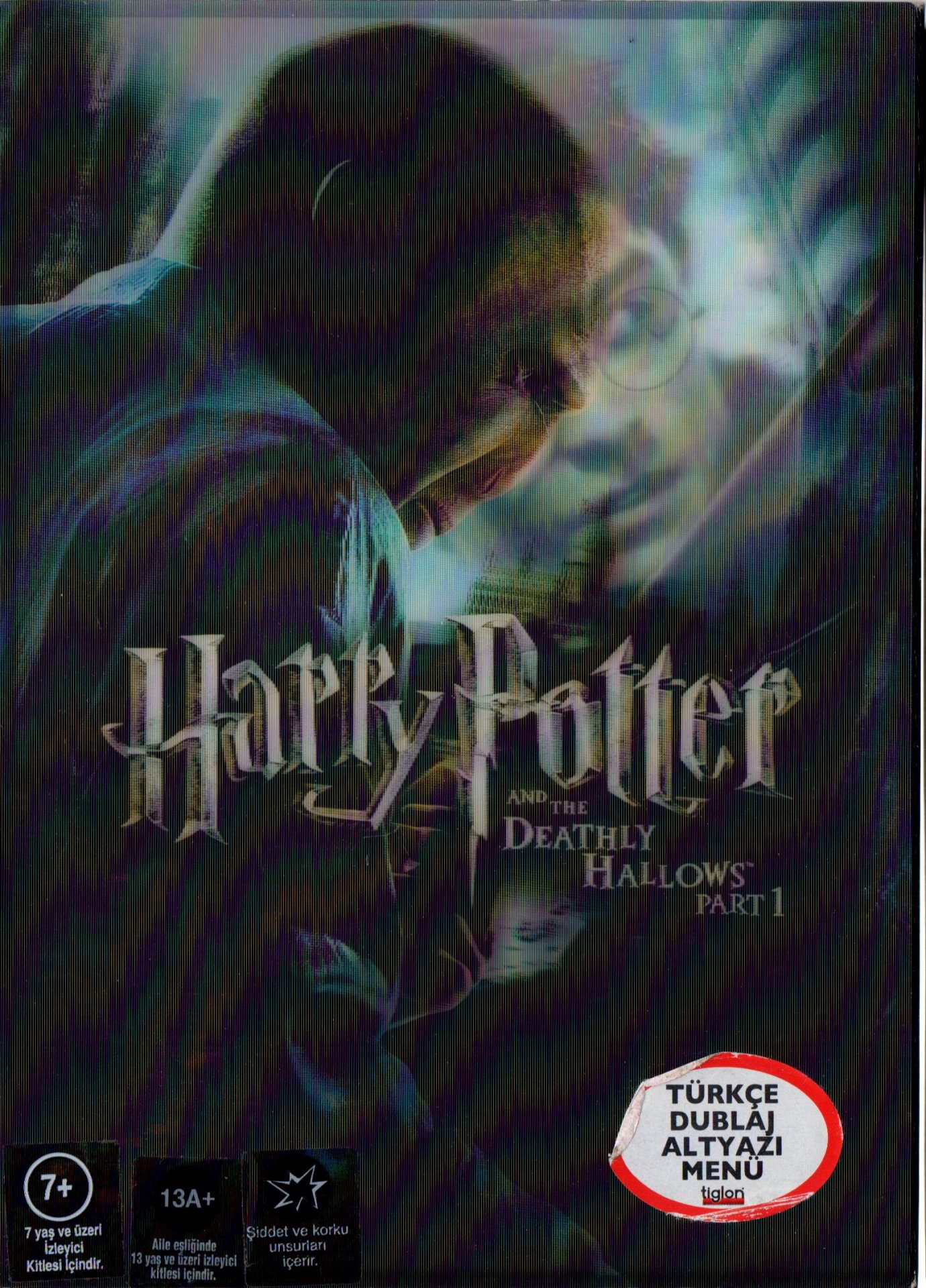 HARRY POTTER AND THE DEATHLY HALLOWS PART 1 - ÖLÜM YADİGARLARI 1 - 2 DVD HOLOGRAM KARTON CEKETLİ 2.EL