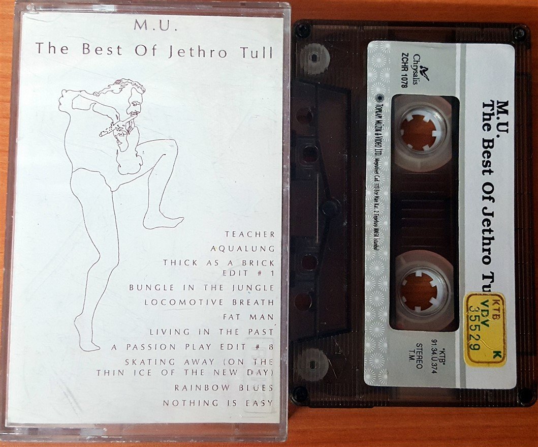 JETHRO TULL - M.U. THE BEST OF (1991) TOPKAPI CASSETTE MADE IN TURKEY ''USED''
