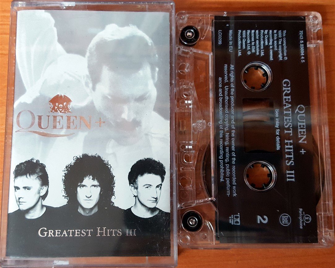 QUEEN - GREATEST HITS III CASSETTE MADE IN EU ''USED''