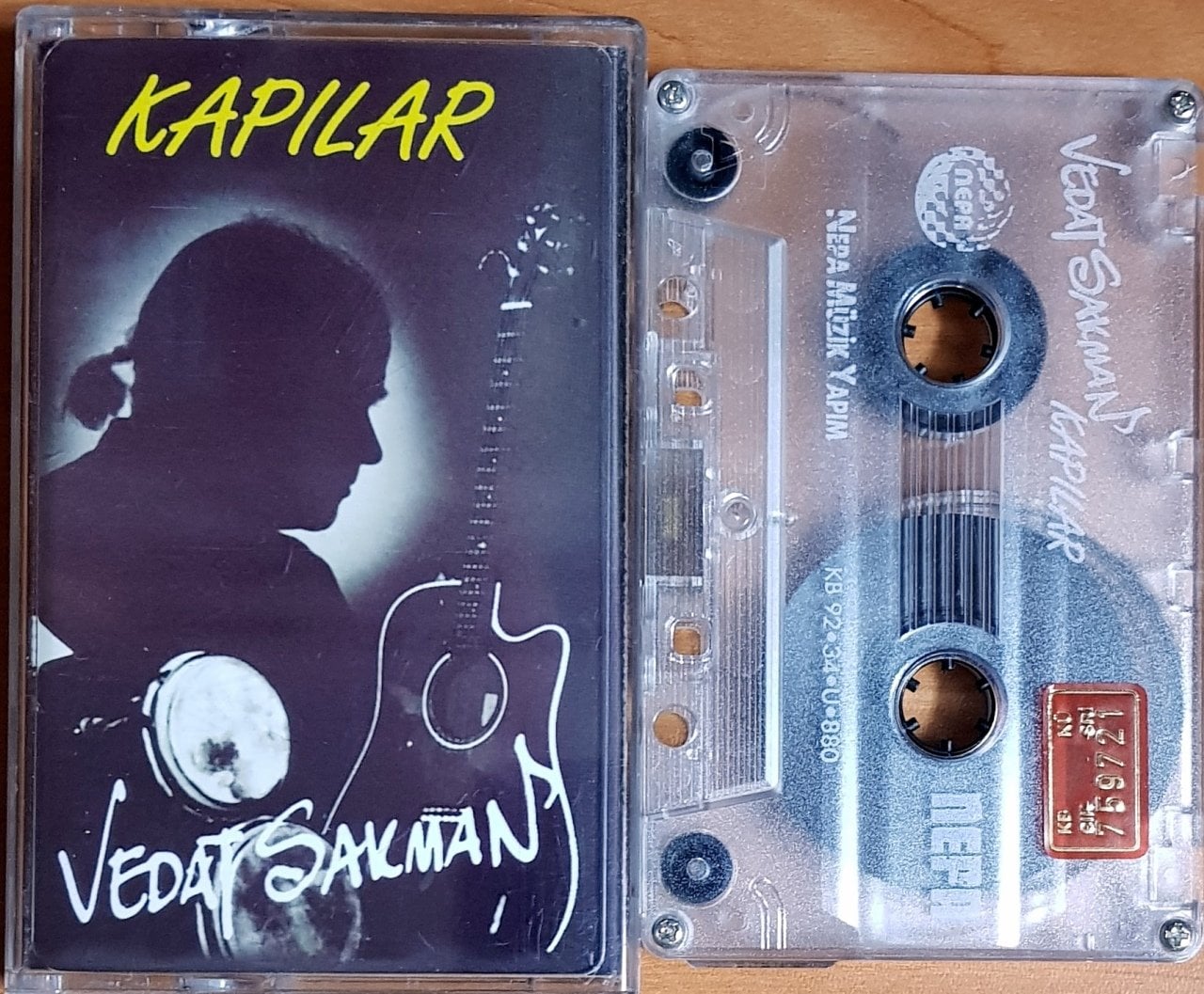 VEDAT SAKMAN - KAPILAR (1992) NEPA MÜZİK KASET 2.EL