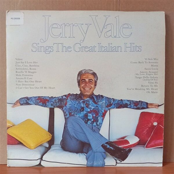 JERRY VALE – SINGS THE GREAT ITALIAN HITS (1972) - 2LP 2.EL PLAK