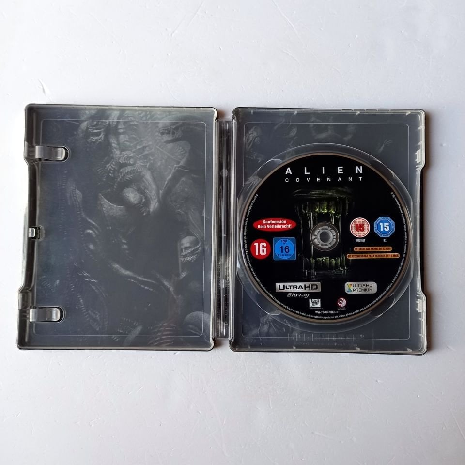 ALIEN COVENANT - MICHAEL FASSBENDER, KATHERINE WATERSTONE, BILLY CRUDUP - YÖN.: RIDLEY SCOTT - BLU-RAY 4K ULTRAHD STEELBOOK METAL KUTU 2.EL TÜRKÇE ALTYAZI YOKTUR