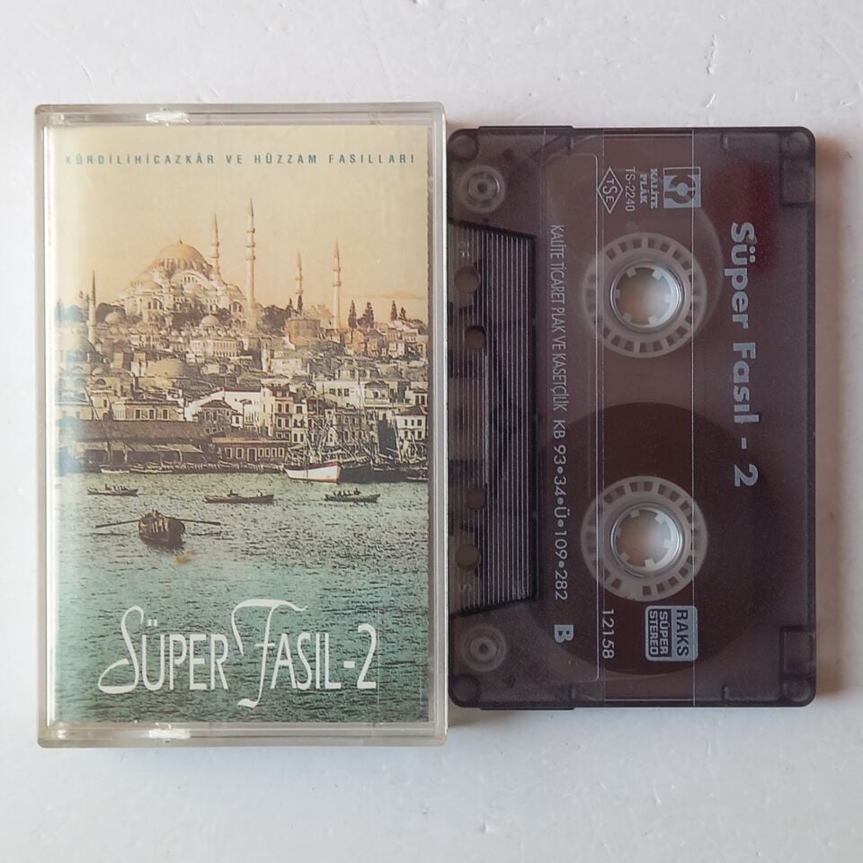 SÜPER FASIL 2 - KÜRDİLİHİCAZKAR VE HÜZZAM FASILLARI (1993) - KASET 2.EL