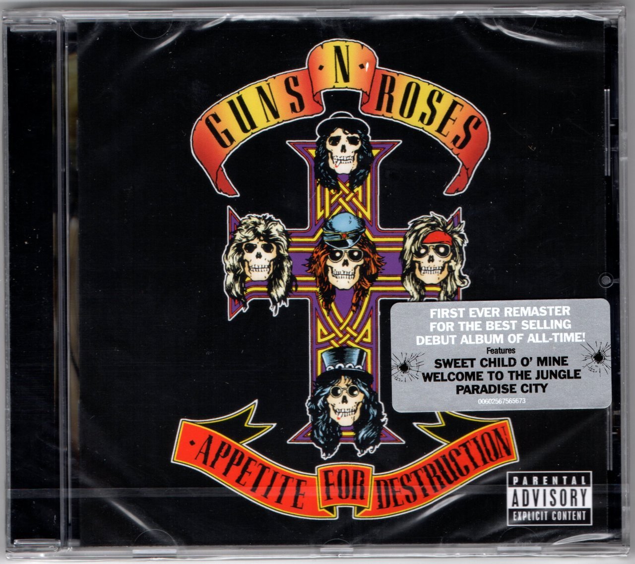 GUNS N' ROSES - APPETITE FOR DESTRUCTION (1987) - CD SIFIR