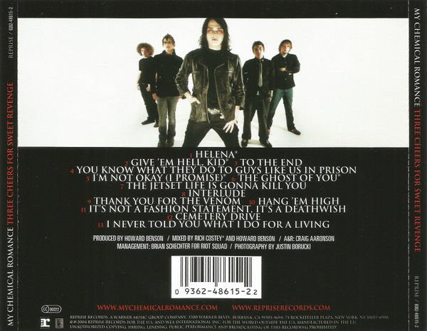 MY CHEMICAL ROMANCE – THREE CHEERS FOR SWEET REVENGE (2004) - CD SIFIR