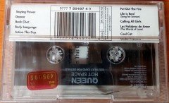 QUEEN - HOT SPACE CASSETTE MADE IN HOLLAND ''NEW''