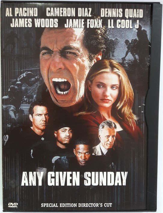 ANY GIVEN SUNDAY - AL PACINO - CAMERON DIAZ - DENNIS QUAID - JAMES WOODS - OLIVER STONE - SCAPCASE 2DVD 2.EL