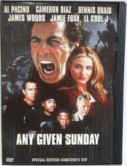 ANY GIVEN SUNDAY - AL PACINO - CAMERON DIAZ - DENNIS QUAID - JAMES WOODS - OLIVER STONE - SCAPCASE 2DVD 2.EL