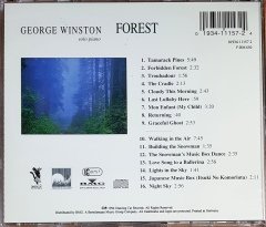 GEORGE WINSTON - FOREST / SOLO PIANO (1994) WINDHAM HILL RECORDS CD 2.EL
