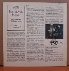 BEETHOVEN: SONGS, IAN PARTRIDGE - LP 2.EL PLAK