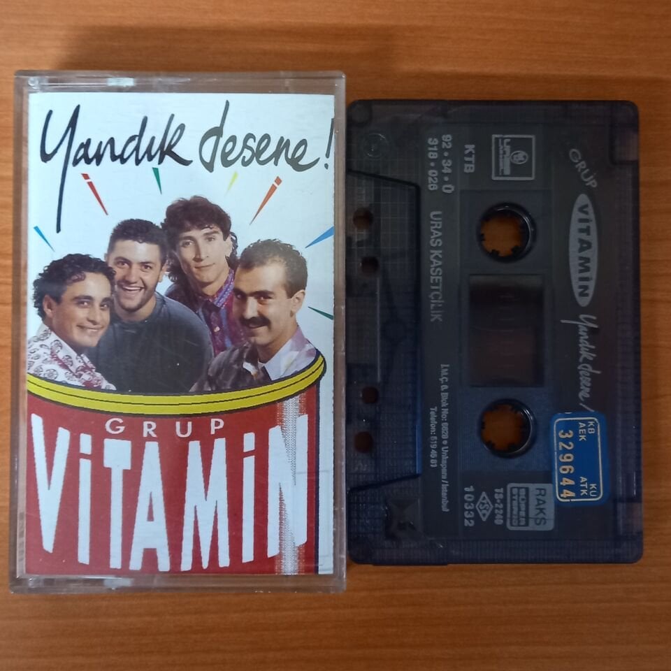GRUP VİTAMİN - YANDIK DESENE! (1992) - KASET 2.EL