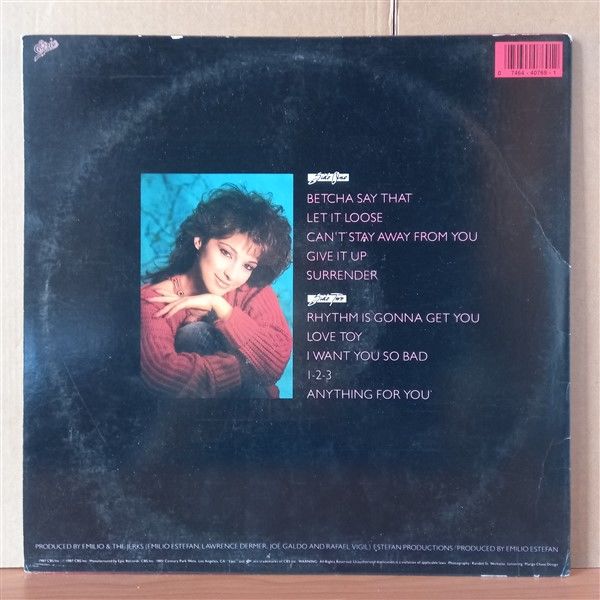 GLORIA ESTEFAN AND MIAMI SOUND MACHINE – LET IT LOOSE (1987) - LP 2.EL PLAK