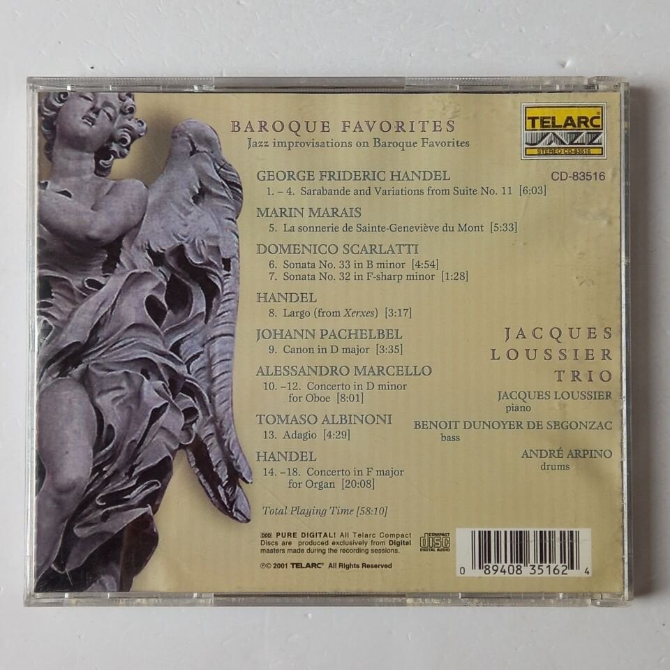 JACQUES LOUSSIER TRIO – BAROQUE FAVORITES (2001) - CD 2.EL