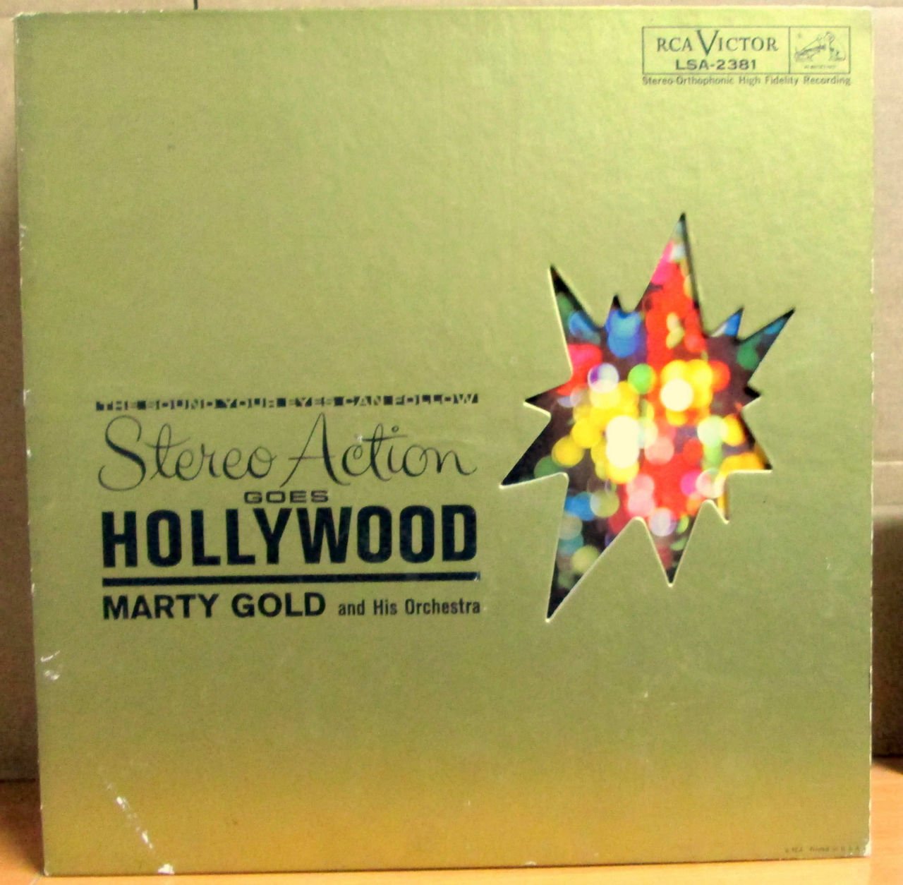 MARTY GOLD STEREO ACTION GOES HOLLYWOOD LP 2.EL