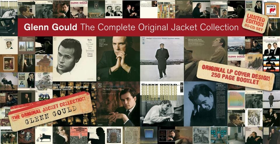 GLENN GOULD - COMPLETE ORIGINAL JACKET COLLECTION (2007) - 80 CD BOX SET ÇOK TEMİZ 2.EL