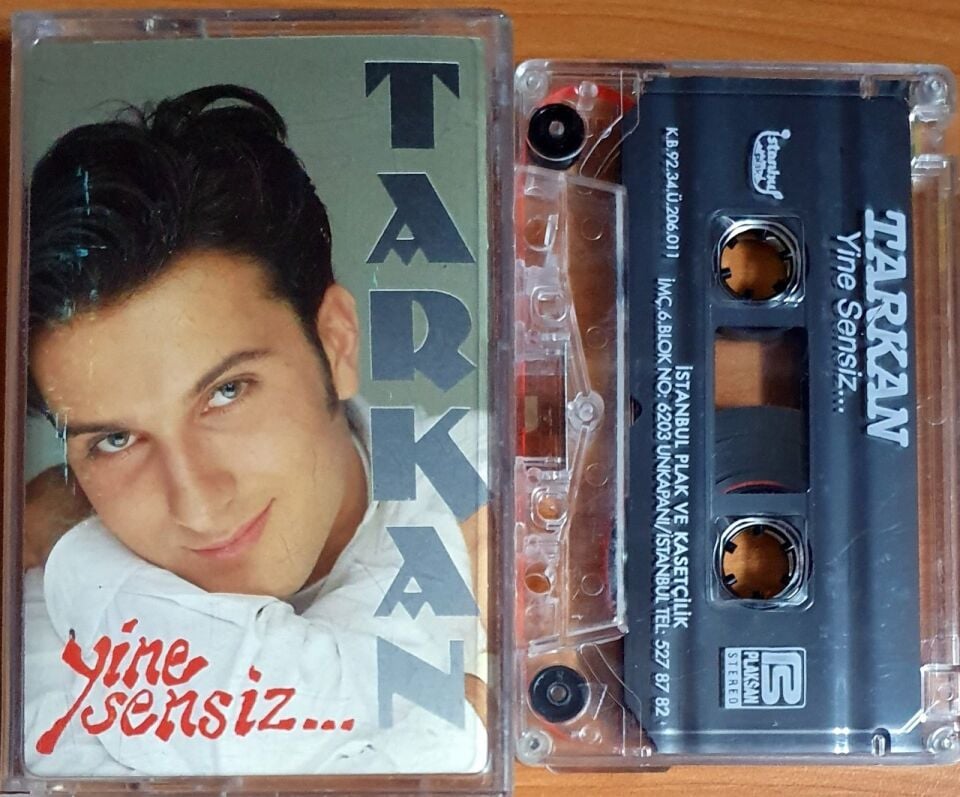 TARKAN - YİNE SENSİZ (1992) - KASET 2.EL